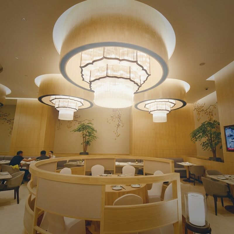 Grand Villa Staircase Multi-Tier Crystal Chandelier Custom Marble Pendant Light Luxury Foyer Decor