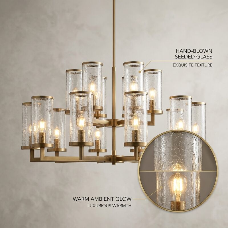 Villa Staircase Chandelier Custom Made Crystal Pendant Lights Modern European Ceiling Lamp For Luxury Residential Home