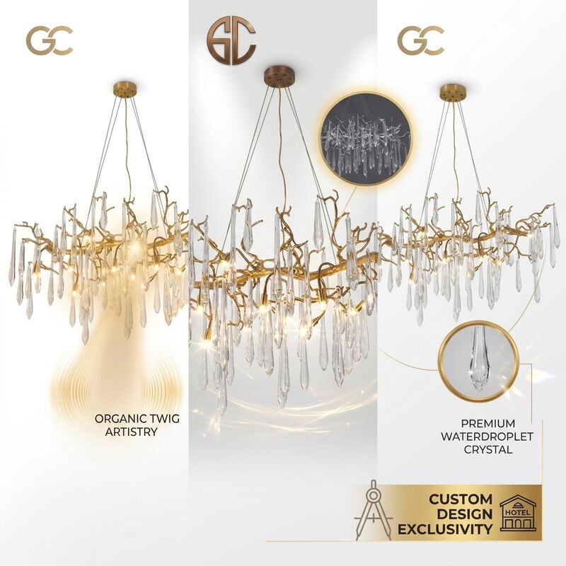 Custom Linear Chandelier Long Bar Pendant Light Minimalist Design Suited For Conference Center Meeting Room