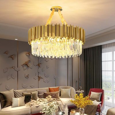 Wedding Decor Living Room Round Ceiling Chandelier Crystal Luster CCC ISO9001