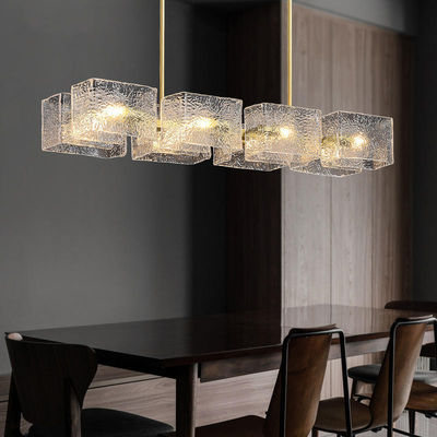 3000k 6000k Modern Designer Decorative Glass Pendant Lights Water Ripple Style