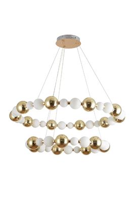 Postmodern Modern Circular Luxury Ring Led Chandelier Rustproof