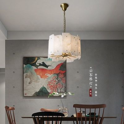ODM High End Pendant Lights White Marble Modern Pendant Light 3000K 4000K