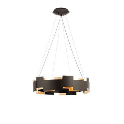 G9 Black Wrought Iron Pendant Light Rustproof Kitchen Hanging Lamps ODM