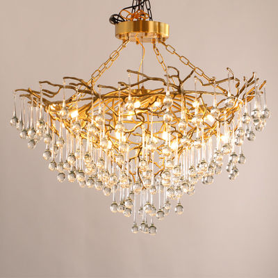 20W Hanging Entryway Chandelier Lights For Bedroom 50000H Lifespan