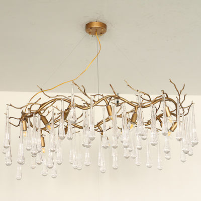 40W Luxury Crystal Ceiling Lights Hanging Mounted 110V - 240V