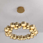 Champagne Gold High End Artistic Chandeliers For Art Exhibitions