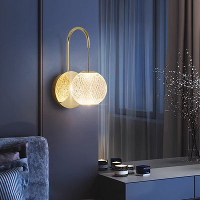 Energy Saving 6W LED Modern Wall Lamp For Bedroom Or Study