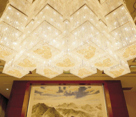 ODM OEM Extra Large Chandeliers For High End Clubs Museum Exhibition Halls